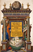 Atlas sive cosmographicae meditationes de fabrica mundi et fabricati figura, frontispiece