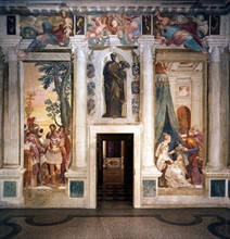 Giovanni Battista Zelotti, Decoration of the Sophonisbe Hall