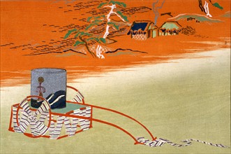 Kamisaka Sekka, "Le chariot de l'eau de sel"