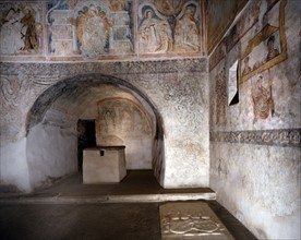 Eglise de San Procolo, Vue intérieure de la petite église de Saint Proculus