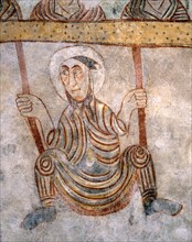Eglise de San Procolo, Saint Proculus quitte Vérone à cause des persécutions des romains contre les chrétiens (détail)