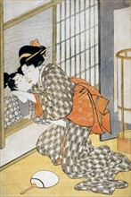 Kitagawa Utamaro, "Rencontre clandestine"