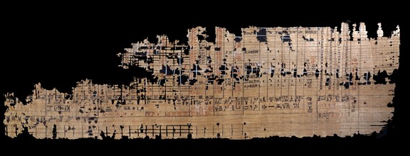Papyrus de comptabilité du temple funéraire du pharaon Néferirkarê Kakaï à Abousir