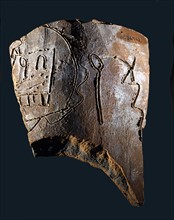 Fragment of a large wine jar, with the inscription "The name of Horus", by King Semerket