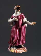 Colombine, female character of the Italian Commedia dell'Arte.