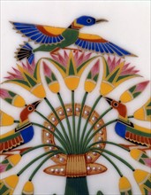 Egyptian decorated tableware