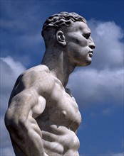 Messina, Sculpture de boxeur