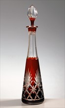 Amaranth crystal liqueur bottle