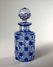 Blue crystal bottle.