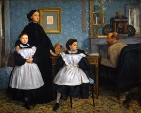 Degas, Portrait de famille, la famille Bellelli