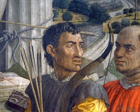 Mantegna, San Sebastian (detail)