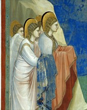 Giotto, Le Baptême du Christ (détail)