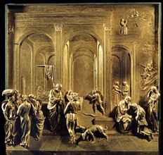 Ghiberti, Histoire d'Isaac, Esaù et Jacob