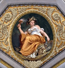 Collignon, Fresque du plafond de la Salle de Prométhée