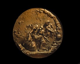 De Maria, Thétis avec ses servantes, son fils Achille et le centaure Chiron