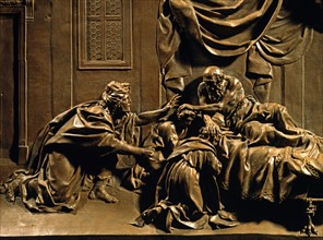 Trentanove, Jacob blessing Joseph's sons. Detail.