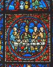 Vitrail de la cathédrale Notre-Dame de Chartres