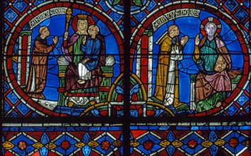 Le chanoine Henri Noblet (vitrail de Chartres)