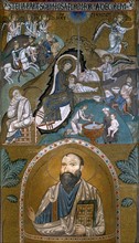 La Nativité. Mosaïque de la chapelle palatine de Palerme