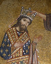 Mosaïque byzantine de l'église Santa Maria dell'Ammiraglio, dite "La Martorana", à Palerme