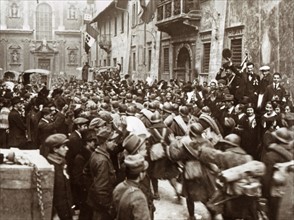 Libération de la ville de Trente, en 1918