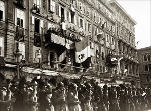 Libération de la ville de Trieste, en 1918