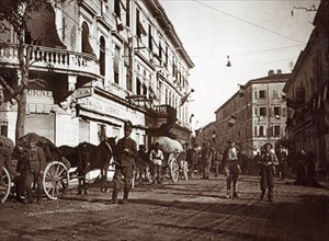 Libération de la ville de Gorizia en 1918