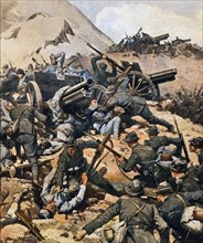 Les combats entre Italiens et Autrichiens pour la conquête de Malga Fossetta en 1916