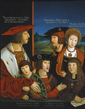 Acquaroli, Maximilian I with his family