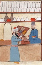 Marchands turcs du bazar de Constantinople