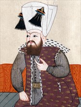 Ibrahim 1er, sultan de l'Empire Ottoman de 1640 à 1648 (détail)