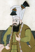 Mustapha 1st, sultan of the Ottoman Empire from 1617 to 1618 (detail)