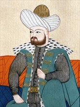 Mourad II, sultan de l'Empire Ottoman de 1421 à 1444, puis de 1446 à 1451 (détail)