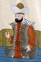 Bayezid 1er, sultan de l'Empire Ottoman de 1389 à 1402 (détail)