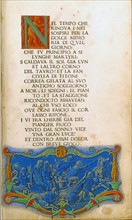 Incipit des Trionfi  de Pétrarque