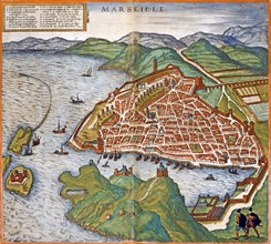 Plan de la ville de Marseille