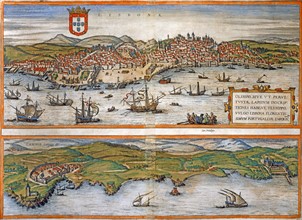 Views of the cities of Lisbon and Cascais