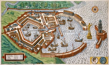La ville et le port de la ville antique d'Ostie