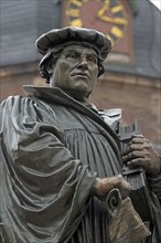 Statue of Martin Luther in Eisleben (detail)