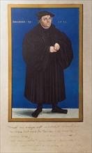Cranach the Younger, Portrait of Martin Luther