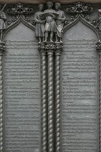 Portail de la Schlosskirche de Wittemberg (détail)