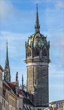 Clocher de la Schlosskirche de Wittemberg