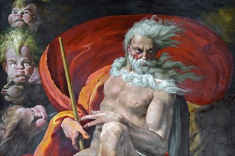 Tibaldi, Aeolus gives off the winds to Ulysses (detail)