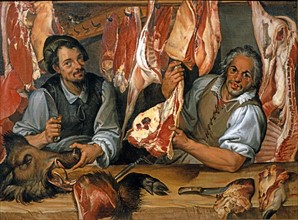 Passarotti, The butcher stall