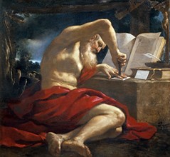 Guercino, Saint Jerome sealing a letter