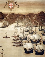 Le Port de Gênes en 1618