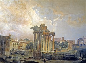 Caffi, View of the Roman Forum