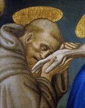 Niccolò Alunno et Lattanzio di Niccolò, Lamentation sur le Christ mort (détail)