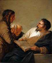 Salvator Rosa, Discussion between philosophers of the Plato Academy