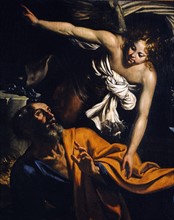Guerrieri, Saint Peter imprisoned and freed by the angel (detail)